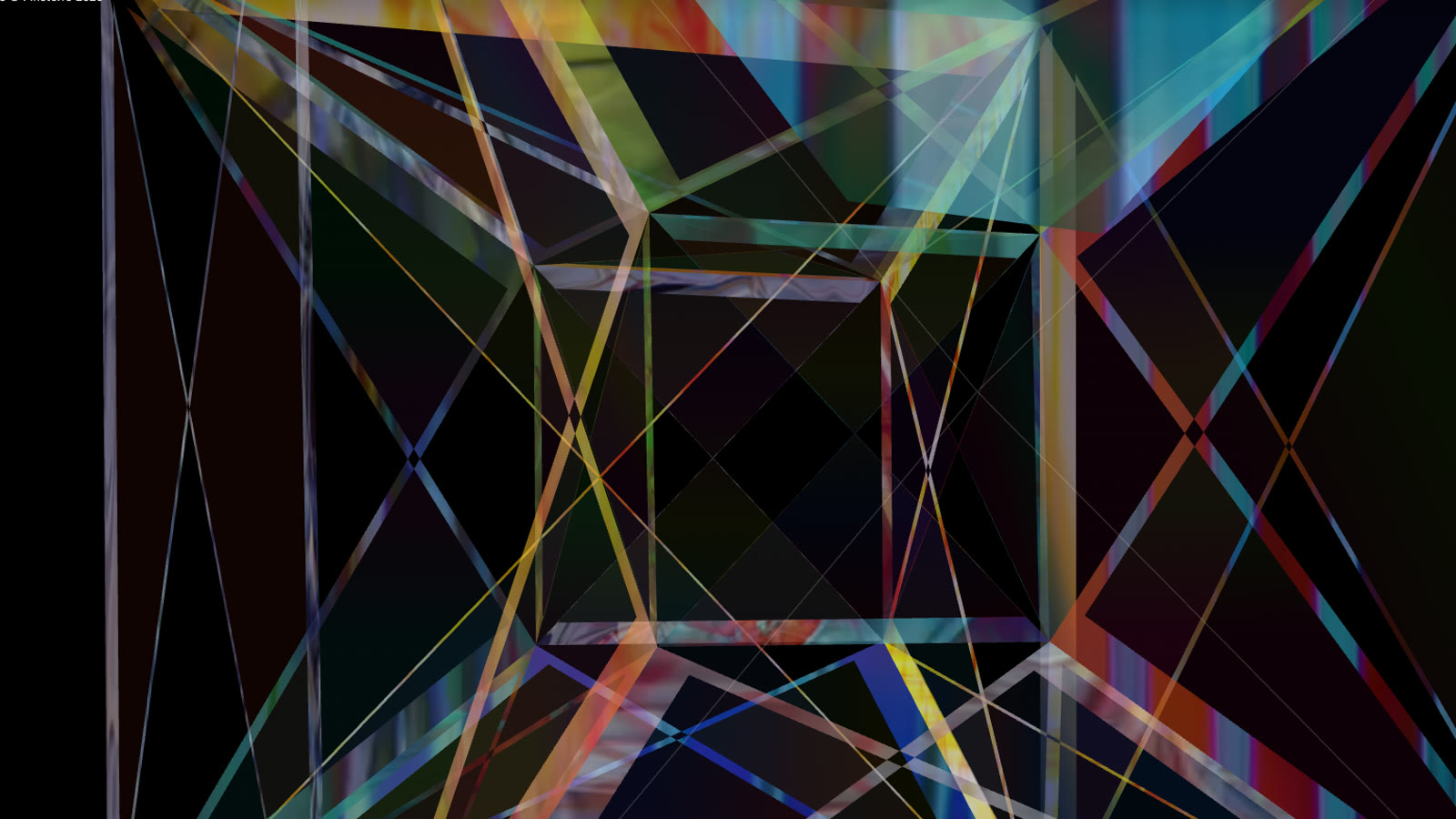 Hyperfranges, une des œuvres de la salle